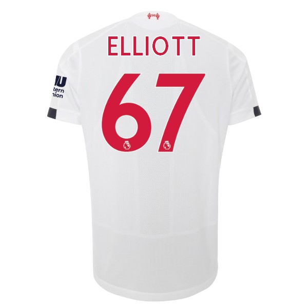 Camiseta Liverpool NO.67 Elliott 2ª 2019 2020 Blanco